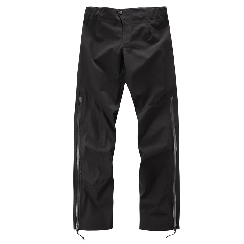 Men's Clothing New Home Half Zip Hard Shell Pants Unisex Autumn And Winter Mountaineering Outdoor Leisure Loose Waterproof Assault Pants_voghion.com