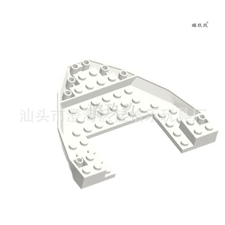 【50G起订】跨境MOC积木乐兼容高47404 海盗船头 船尾甲板12x10x1
