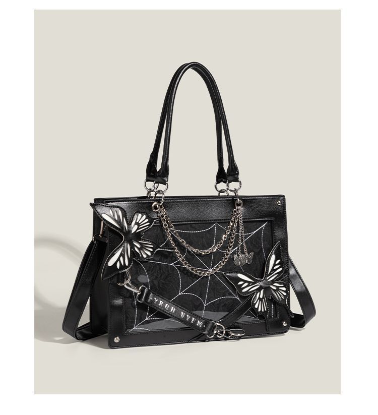 Women's Pu Leather Butterfly Elegant Streetwear Zipper Handbag Tote Bag Crossbody Bag display picture 6