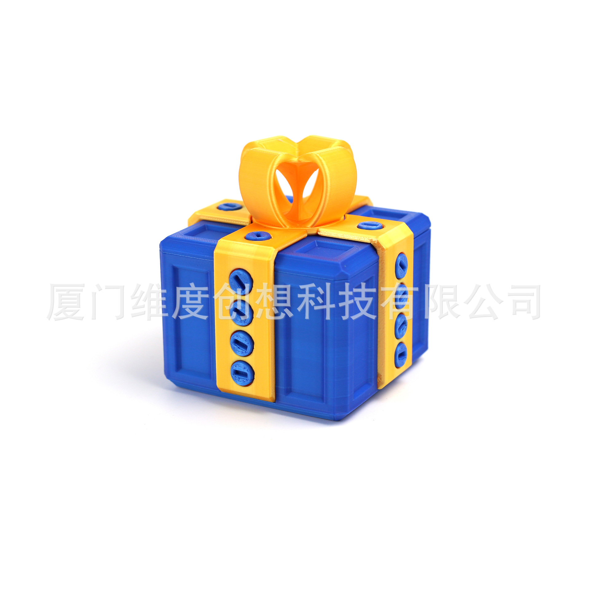 파란색 상자 + 금색 활