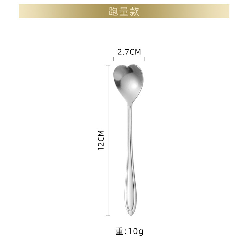 Stainless Steel Cherry Blossom Long Handle Mug Stirring High Aesthetic Coffee Bird's Nest Gift Spoon_voghion.com