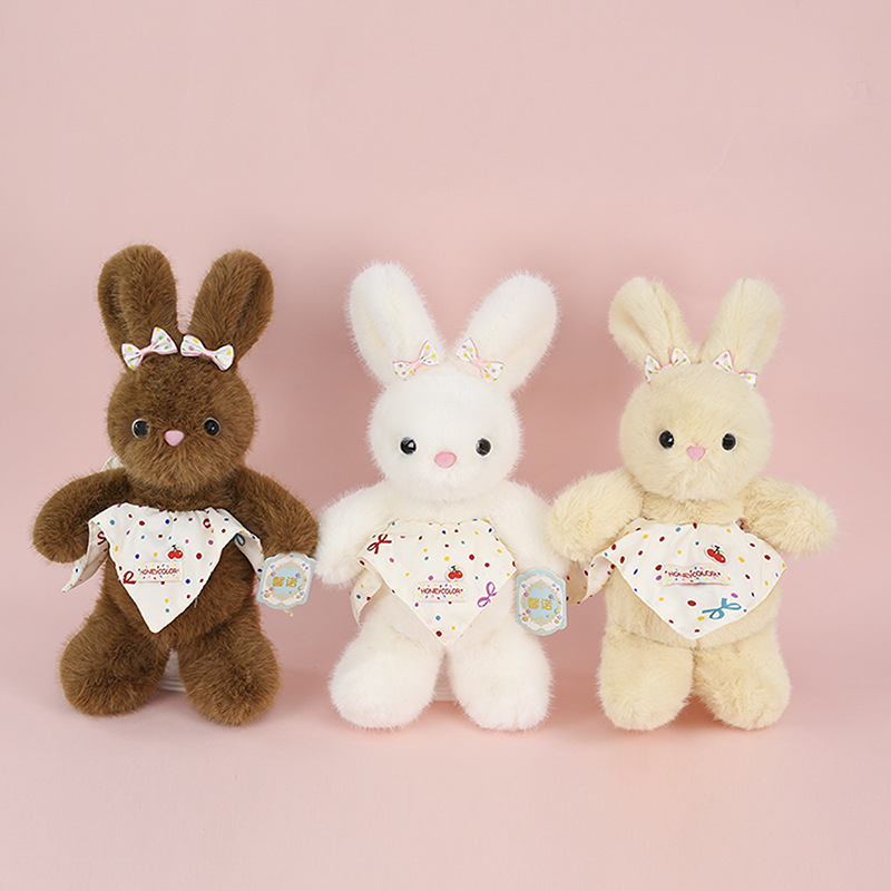 Sweet rabbit--Polka dot cherry rabbit 30 cm