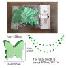 Decorations with butterfly for kindergarten for office, layout, gradient, 3m