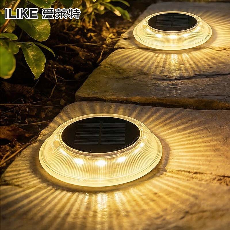 Cross-Border Solar Underground Lights, Pressure-Resistant Outdoor Waterproof Pathway Lights, Led Ground Lights, Garden Courtyard Strip Underground Lights