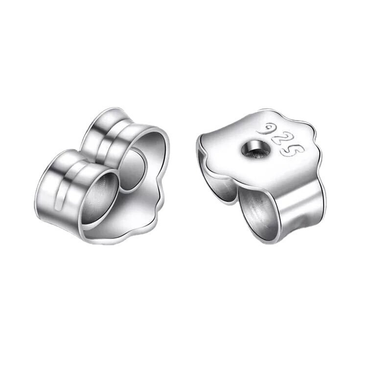 925 sterling silver silver plated White Gold earplugs wholesale butterfly ear plugs Silver Jewelry earrings accessories silver ear plugs 925 sterling silver silver plated White Gold earplugs wholesale butterfly ear plugs Silver Jewelry earrings accessories silver ear plugs