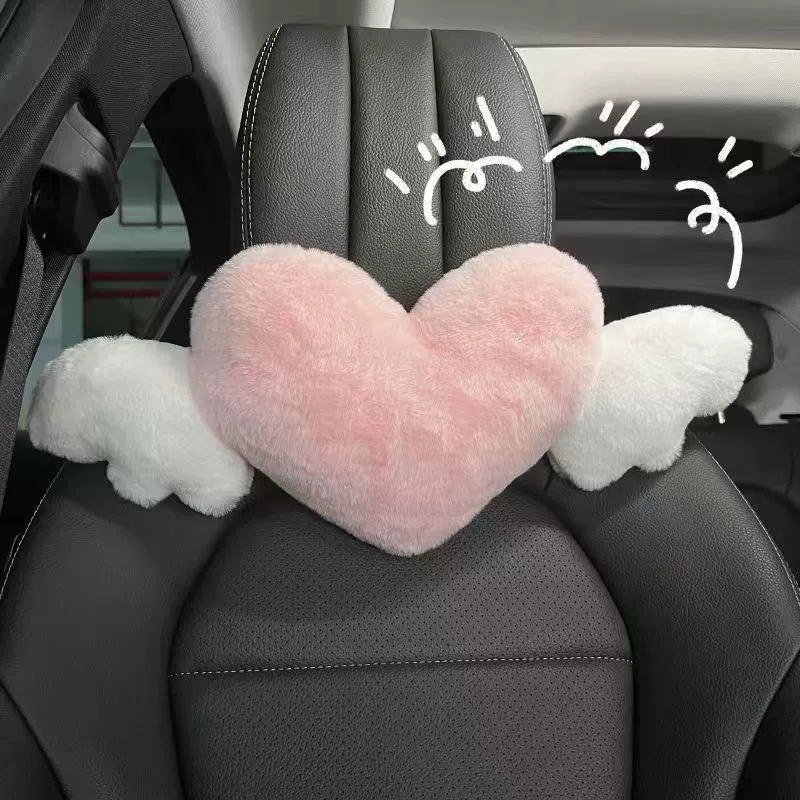 Creative cute plush neck pillow, chair, accessory, with neck protection