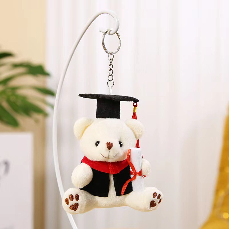 Dr. Bear colgante peluche muñeca Teddy Bear muñeca al por mayor regalo de graduación de oso impresa logotipo