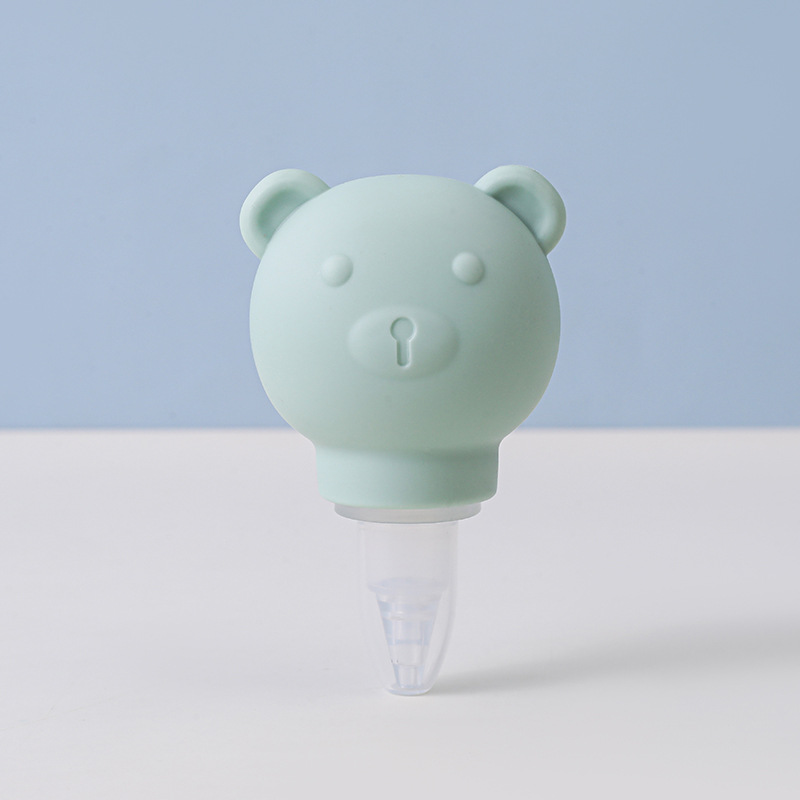Aspirador Nasal Manual para Bebé de Silicona y PP para Limpieza Nasal