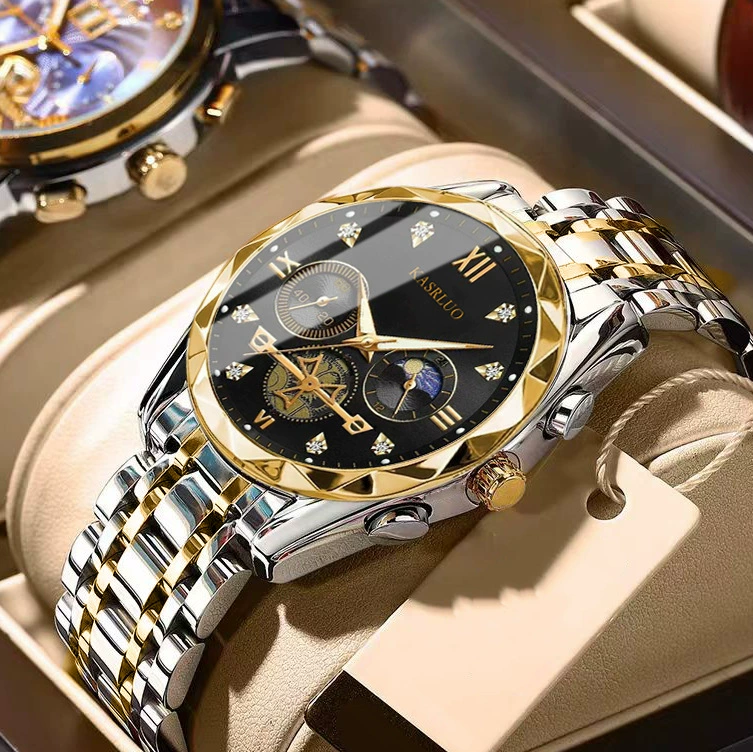 Metal universal quartz trend men's watch for leisure