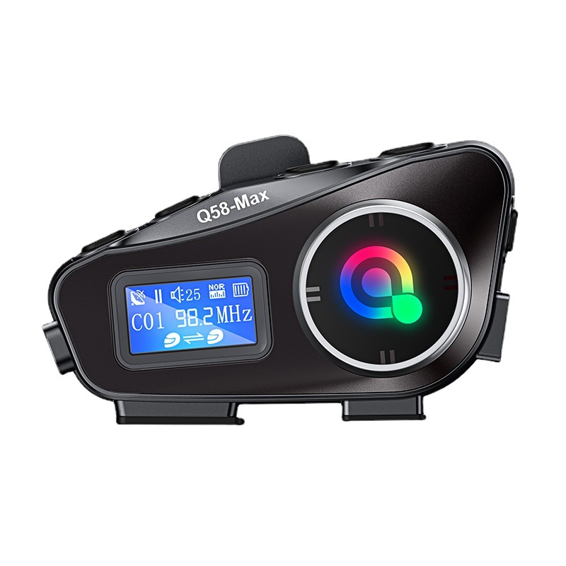 Q58MAX mezcla casco auriculares Bluetooth con tarjeta fm tf 300 metros auriculares casco intercom