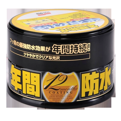 Total Agent Soft99 Annual Waterproof Solid Wax Decontamination Wax New Car Wax Coating Water-Repellent Palm Wax Imported from Japan (Car wax) - special-for-dark-cars