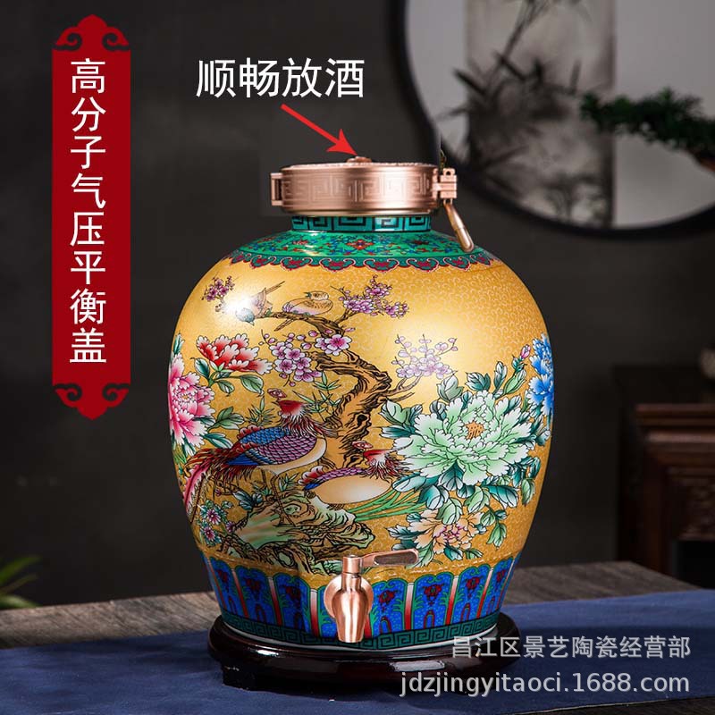 10kg 폴리머 커버 고대 구리 수도꼭지