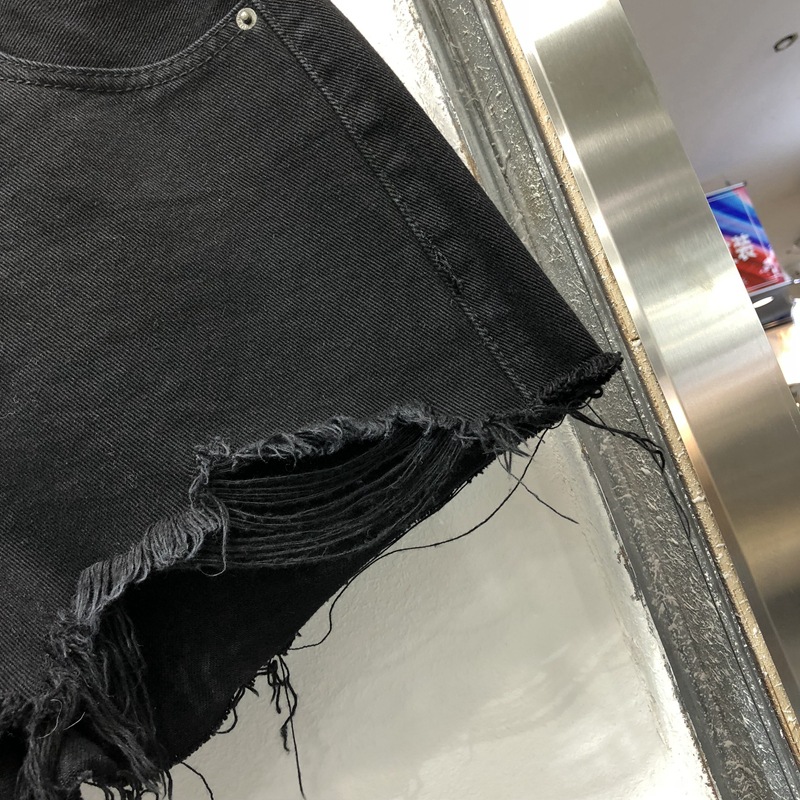 Women's High-Waisted Denim Shorts Spring/Summer Ripped Versatile Slimming Frayed Edges Korean Style Wide Leg Pants Hot Shorts_ecoleips.com
