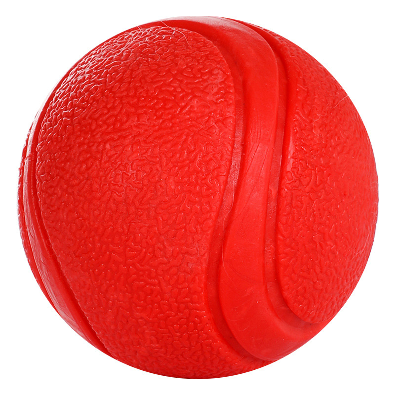 Juguete para perros bola elástica resistente a los mordiscos Bola de molienda entrenamiento mascota sólida Teddy perro grande Cachorro Golden Retriever Bola de juguete