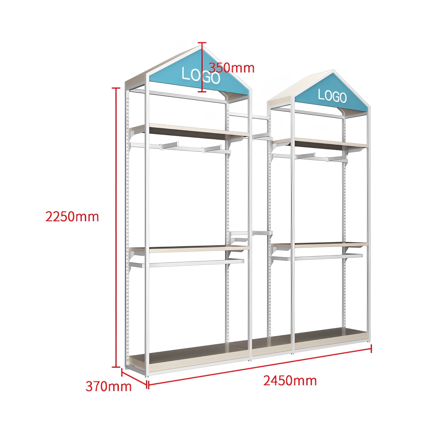 Tienda de ropa infantil estante de exhibición estante de exhibición estante de ropa infantil estante de exhibición especial para tiendas de madres y bebés de hierro forjado exhibición colgante de ropa