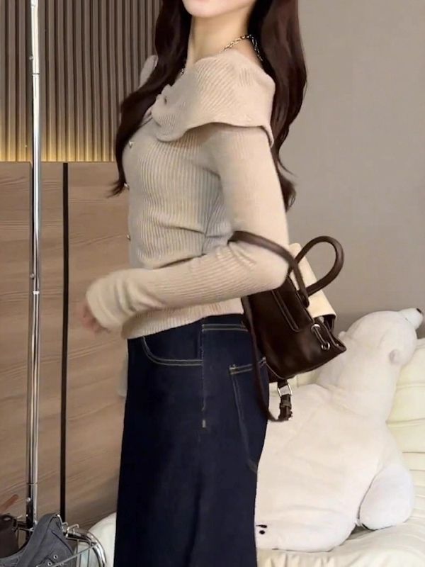 大码法式褶皱荷叶边长袖T恤女2025秋季新款胖mm收腰显瘦小众上衣|undefined