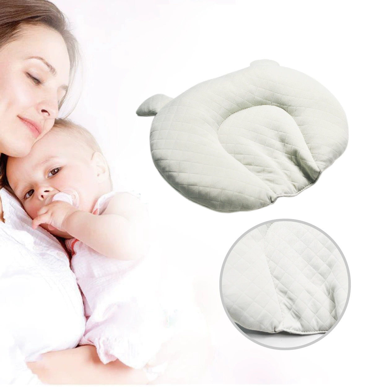 Оптовая продажа фабрики анти-отклонение защиты головы позиционирование подушка памяти новорожденный Формирование сна подушка памяти