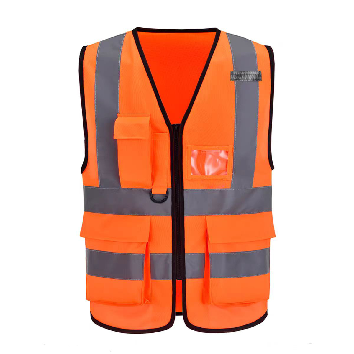 Reflector * chaleco * tela de urdimbre 120g * naranja * gris brillante * M