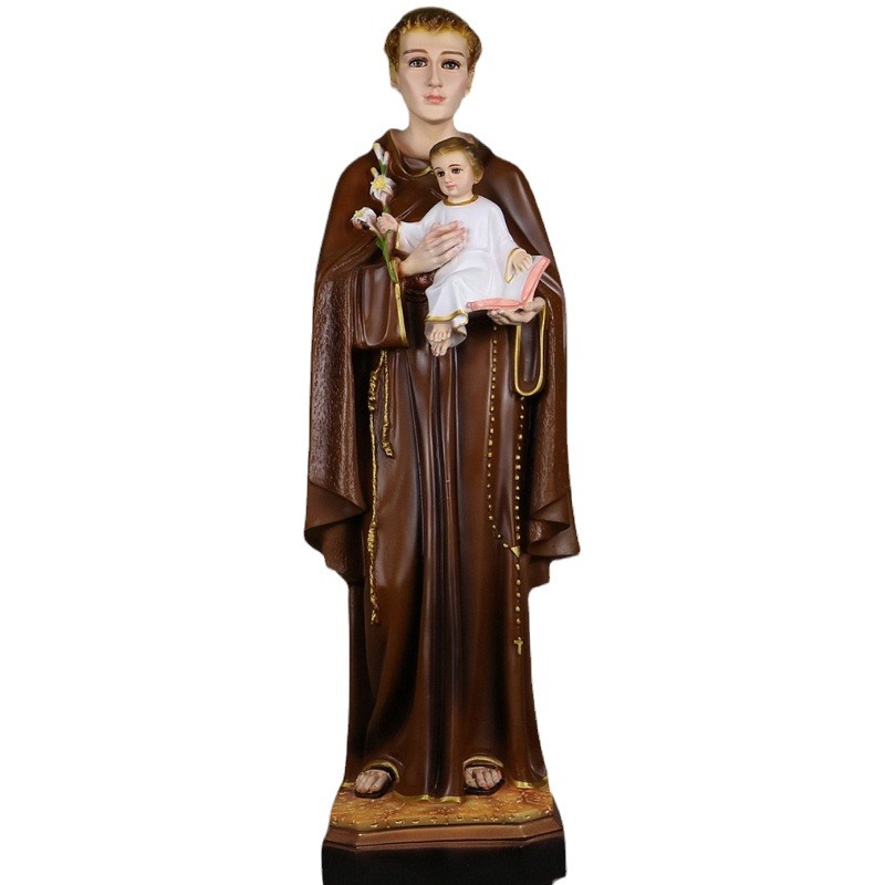 60cm Antonio santos adornos estatuas de la iglesia de la casa decoración de la sala de estar