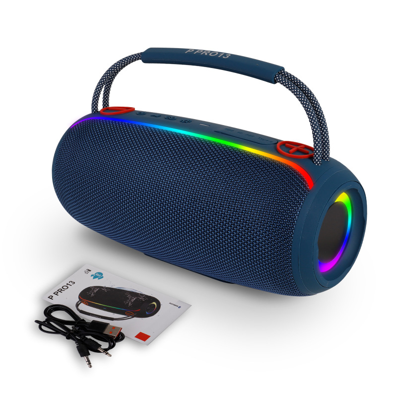 外国貿易クロスボーダー P PRO13 Bluetooth スピーカー RGB カラーライト屋外防水屋外ポータブルハンドヘルドハイパワースピーカー|undefined