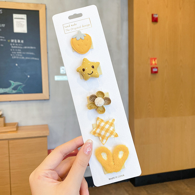 Horquilla para bebés, bolsa de tela completa, clip para cabello para bebés, no daña el cabello, niños, niñas, horquillas, lindos accesorios para el cabello, sombreros