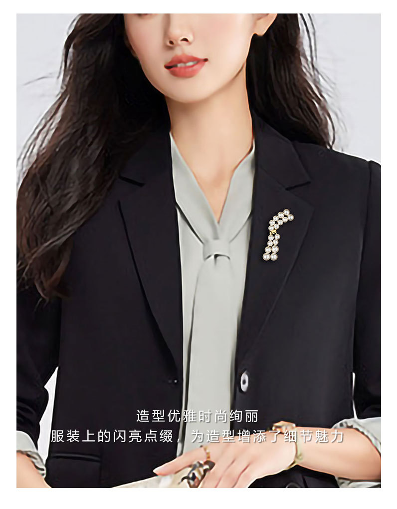 时尚简约几何形胸针小众轻奢风个性胸花ins潮新品爆