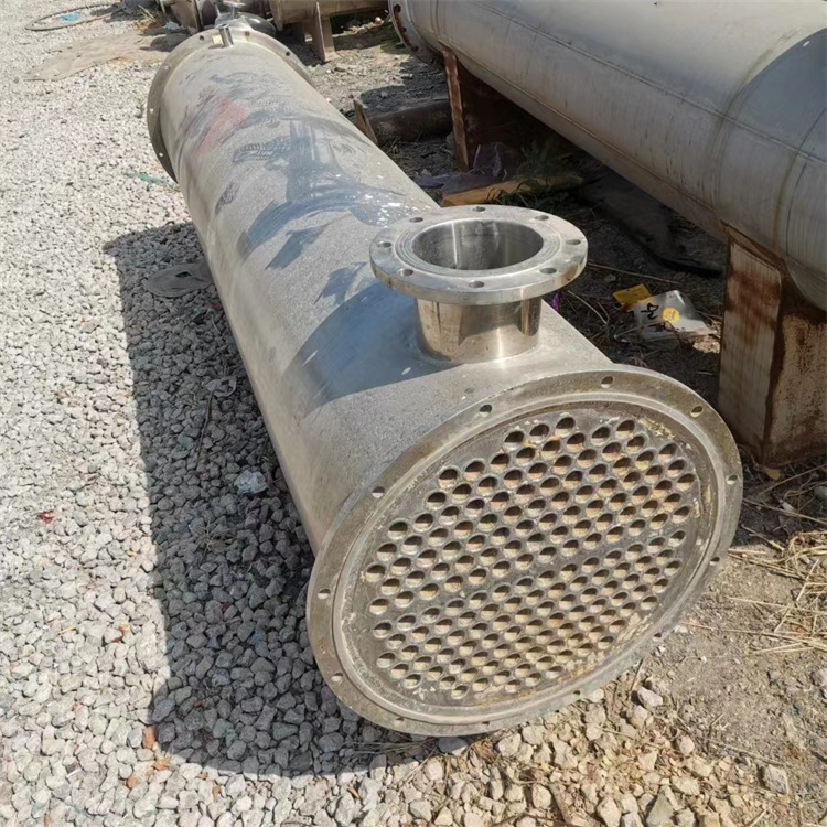 二手不锈钢列管冷凝器 钛材高压300平方防腐换热器 现场试压 盛源