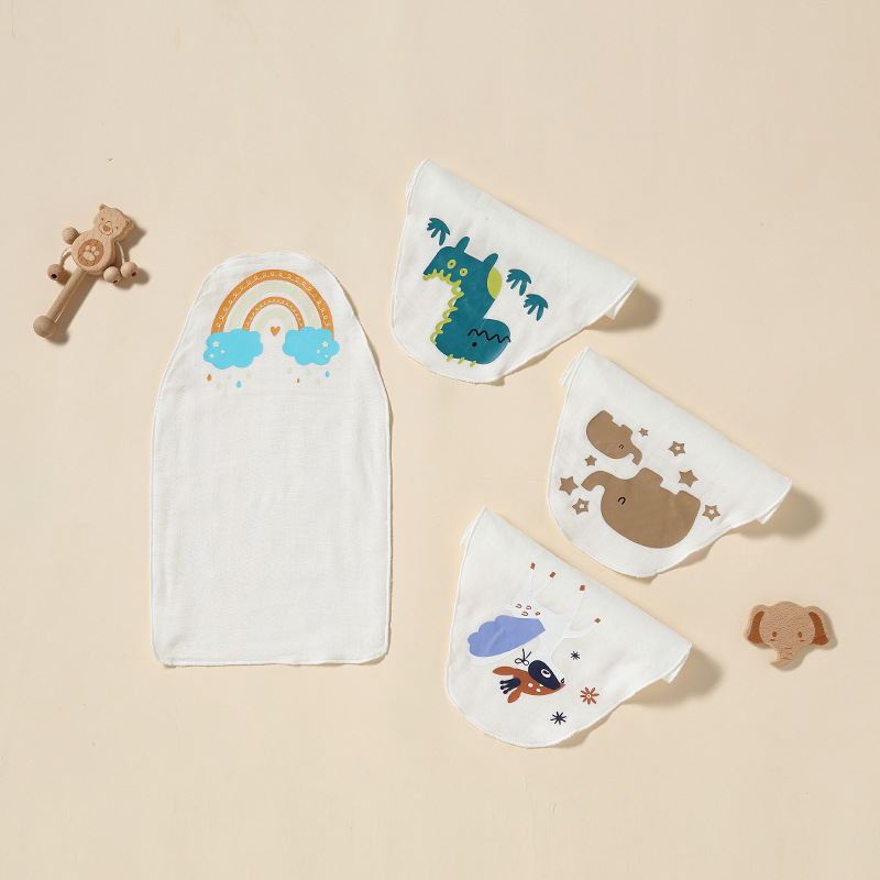 Children's cotton sweat towel for kindergarten