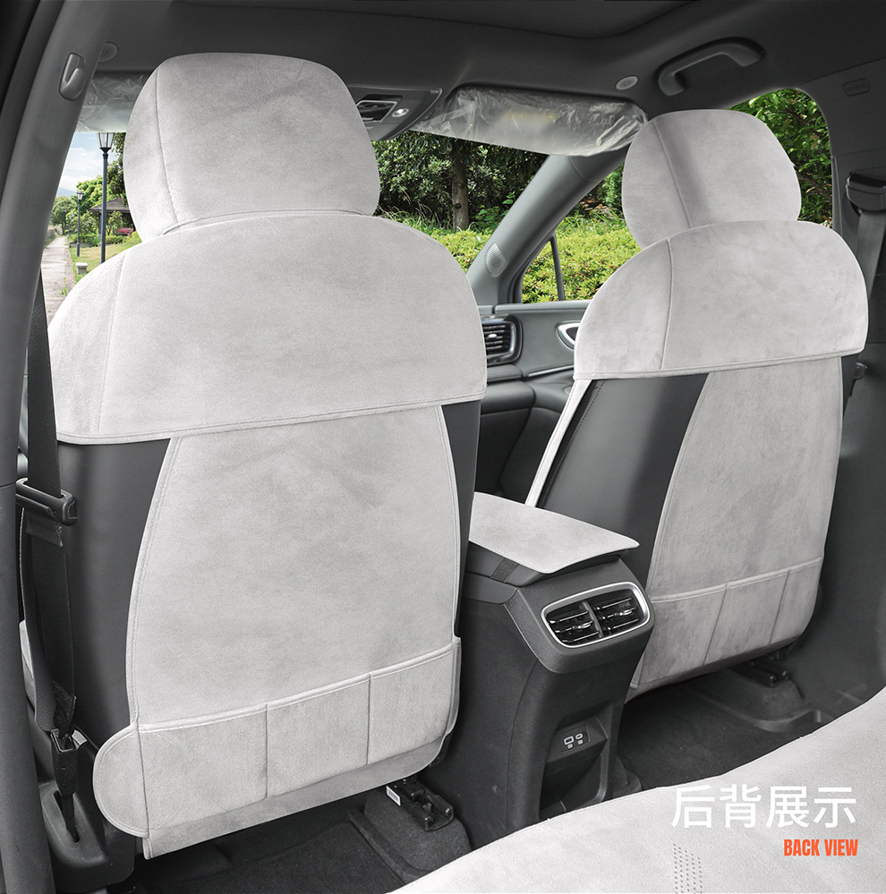 Byd Hiace 05Dmi Special Car Seat Cushion, Universal Seat Cover for All Seasons, Suede Leather Ventilated Saddle Cushion Seat Cover