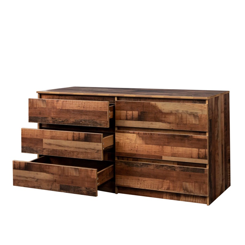 Retro pecho de cajones dormitorio simple gabinete de almacenamiento sala de estar de almacenamiento de cinco-seis pecho de cajones dormitorio principal pared cajón gabinete de almacenamiento