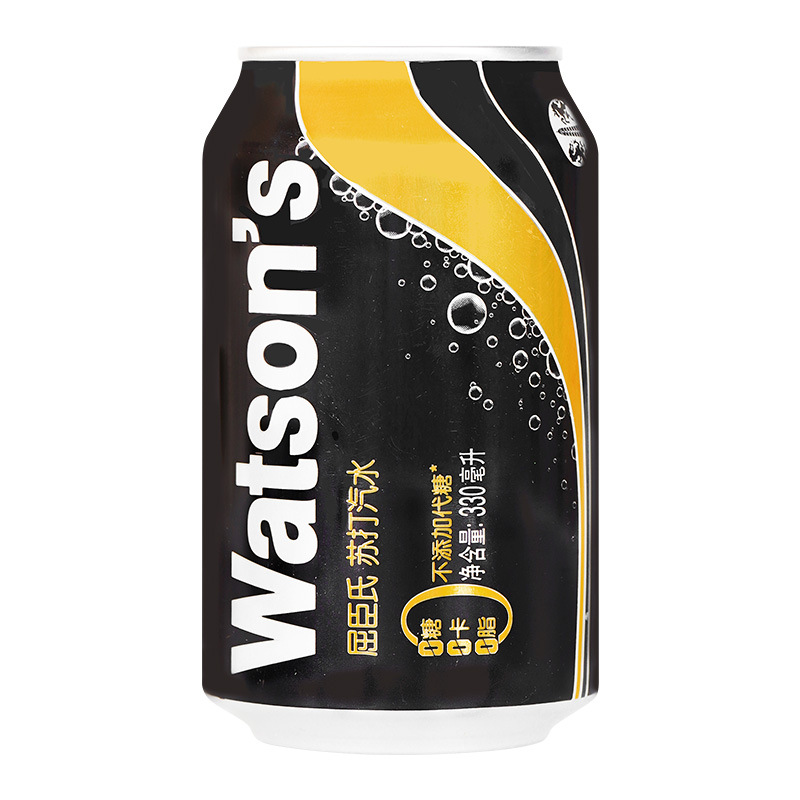 Watson's Watsons Soda Water Original Flavor/Tonic Water/Vanilla Flavor 330ml*24 Sparkling Water Carbonated Drink 2