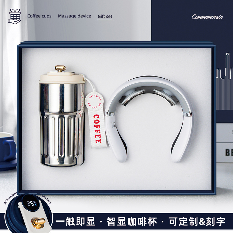 Regalos de negocios Taza de café Caja de regalo Cargable Actividad Personalizada LOGO acompañante Regalos de empleados Paquete de regalos de clientes