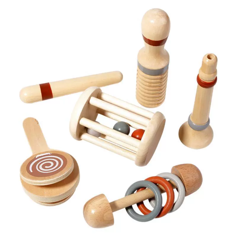 Wooden music amusing musical instruments, beanbag for hand-eye coordination, set, (Cross-border trading), early education, training