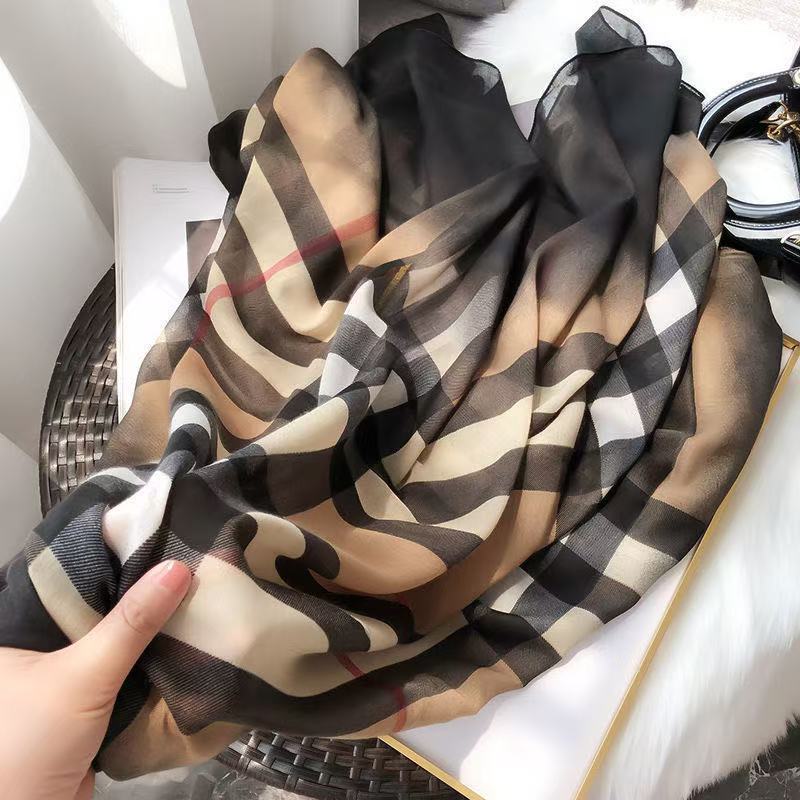 2026 New Classic High-End Versatile Scarf for Women, Cotton and Linen Fashion Shawl 180*90 Long Scarf for All Seasons