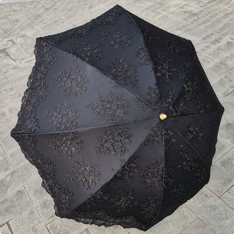 Beige Lace Embroidered Floral Retro Luxury Vinyl 80% off Uv Protection Sun Umbrella Rain or Shine Umbrella Beige Lace Embroidered Floral Retro Luxury Vinyl 80% off Uv Protection Sun Umbrella Rain or Shine Umbrella