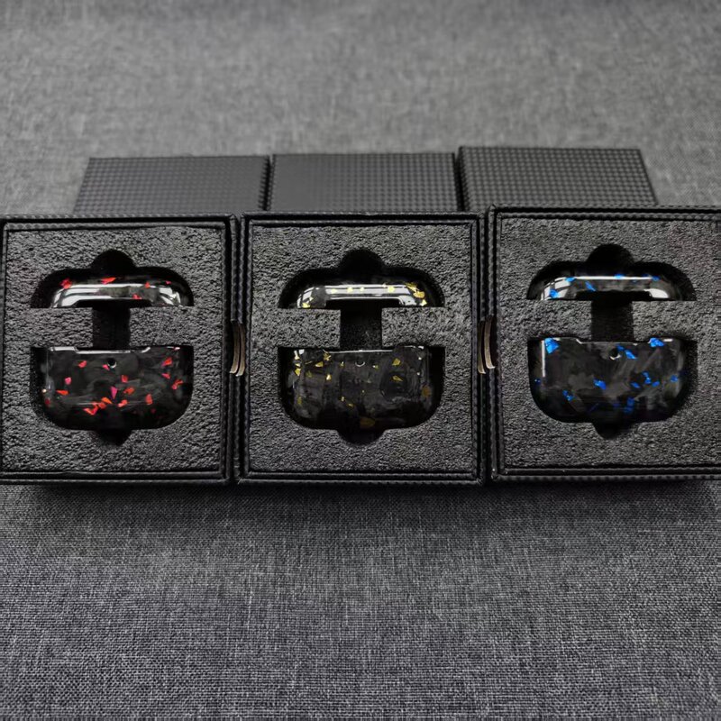 Suitable for Apple AirPods Pro 3 Headphone Shell Protective Cover Carbon Fiber Forged Bluetooth Headphone Shell Hard Shell