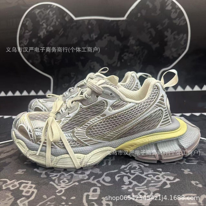 莆田純正パリ Track3XL ダッドシューズ男性と女性の靴レトロアウトドア厚底高さ増加カップルシューズランニングシューズ|undefined