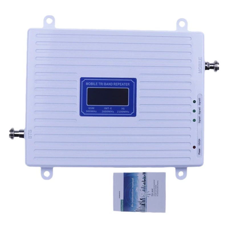 Усилитель сотовой связи 4G/5G для дома, 900/1800/2100 МГц, трехдиапазонный усилитель сигнала