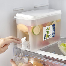 加工定制凉水桶冷水壶 家用冷饮大容量带水龙头冰箱柠檬水果茶壶