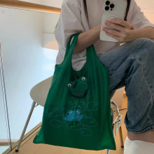 卡通折叠涤纶购物袋 大容量环保便携折叠购物袋环保手提袋定做