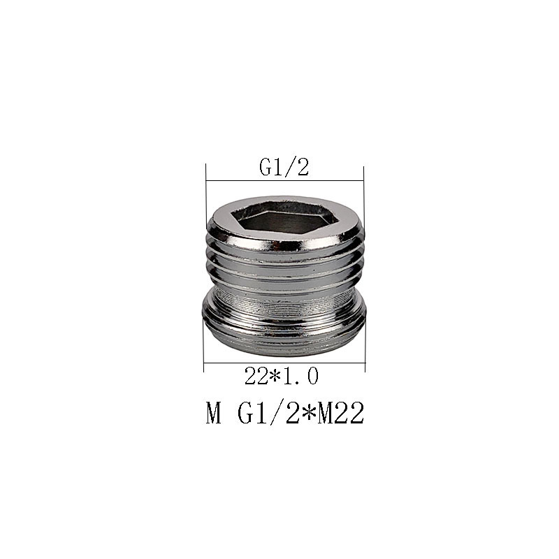 Adaptador purificador de agua de grifo Boquilla DE AGUA Bubbler 22 boquilla fina 4 puntos cabezal de ducha de dientes gruesos Alambre de alineación reductora 24 cobre