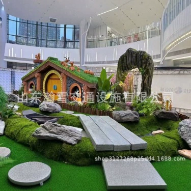 Хобит хижина делает фотографии и делает мультфильм