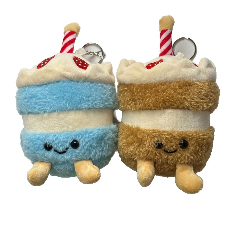 インターネット有名人かわいいケーキミルクティーカップ漫画人形ぬいぐるみペンダントガールギフトキーホルダー人形バッグ|undefined