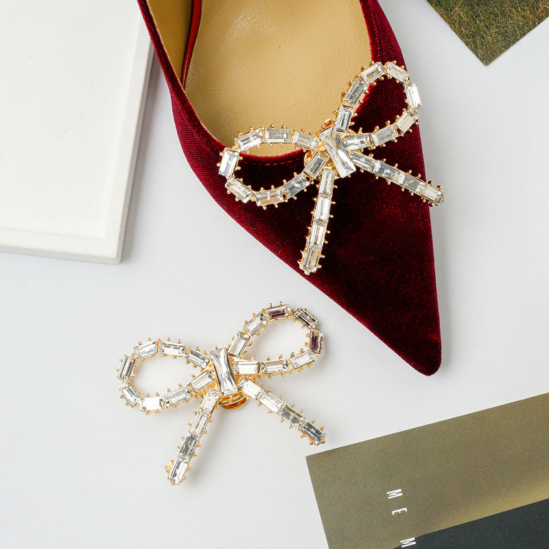 Cross-Border High-Heeled Shoe Accessories, Shoe Clips, Shoe Buckles, Rhinestones, Elegant Ladylike Fairy-Style French Forest-Style Wedding Shoes, Decorative Buckles for Single Shoes Cross-Border High-Heeled Shoe Accessories, Shoe Clips, Shoe Buckles, Rhinestones, Elegant Ladylike Fairy-Style French Forest-Style Wedding Shoes, Decorative Buckles for Single Shoes