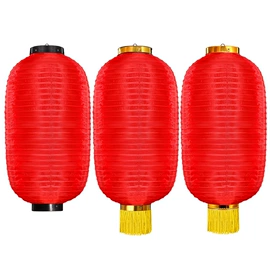 灯笼;旗帜;拉花、彩带