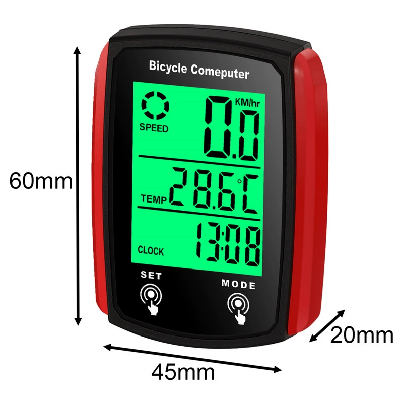 Велосипед, водостойкий mountain speedometer, английский стиль