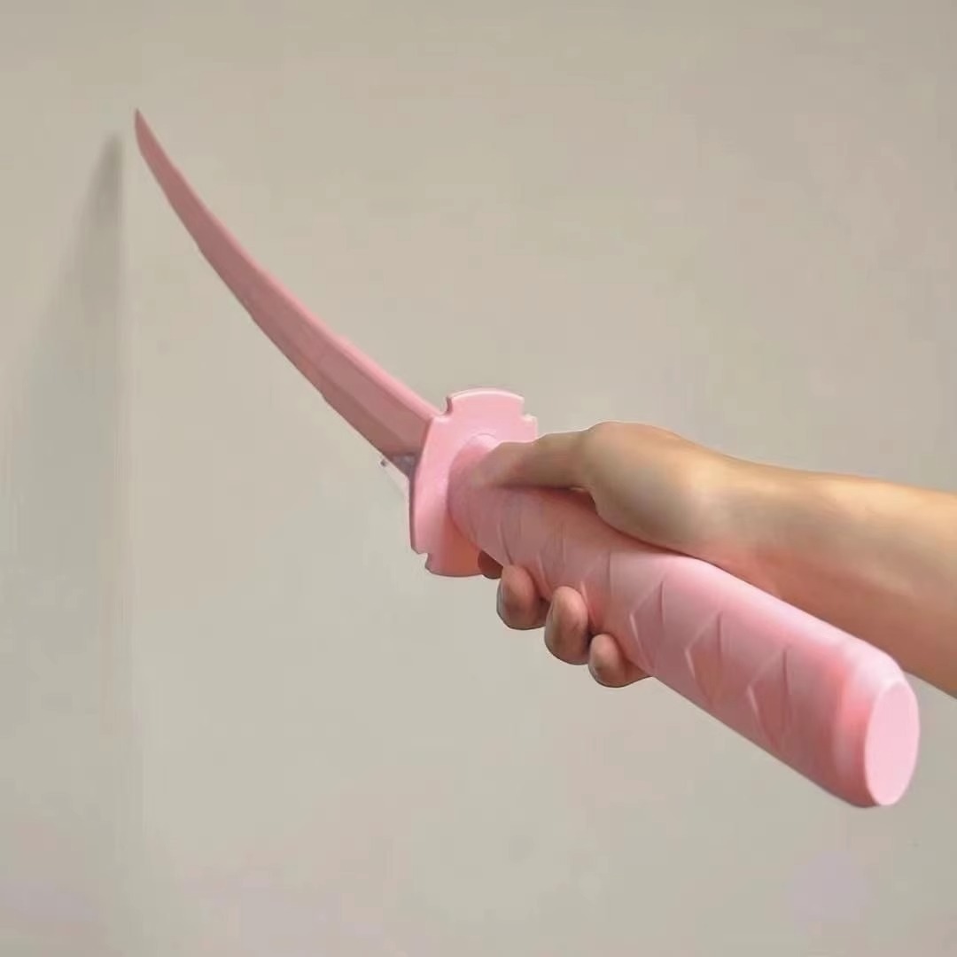 Espada telescópica, espada samurai, leche de calcio, cuchillo, juguete, contracción, descompresión, descompresión, espada maestra, arma, fluorescencia image 14