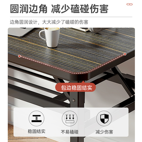 G3YN折叠电脑桌家用卧室简易长方形台式小桌子小型宿舍工作台学习