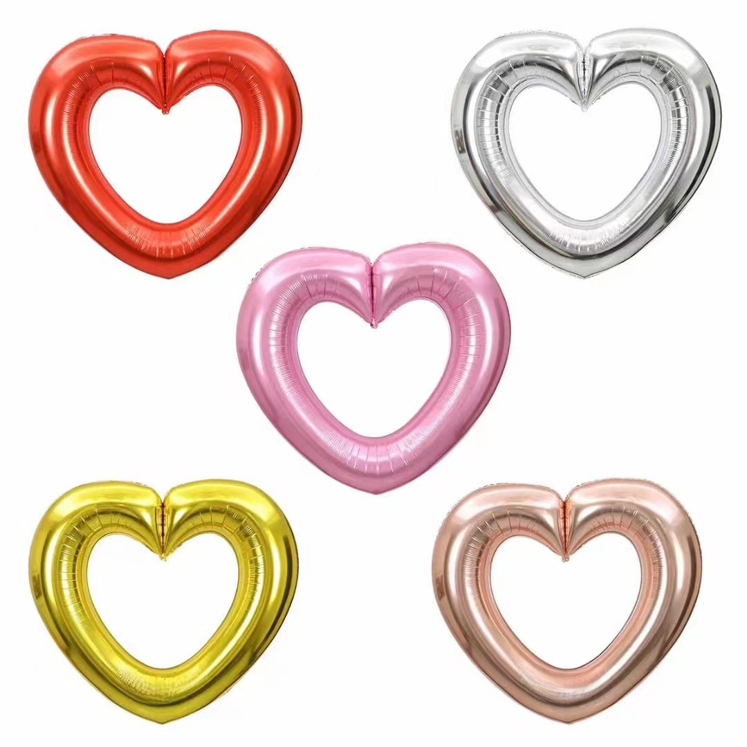 Big balloon for St. Valentine's Day heart shaped