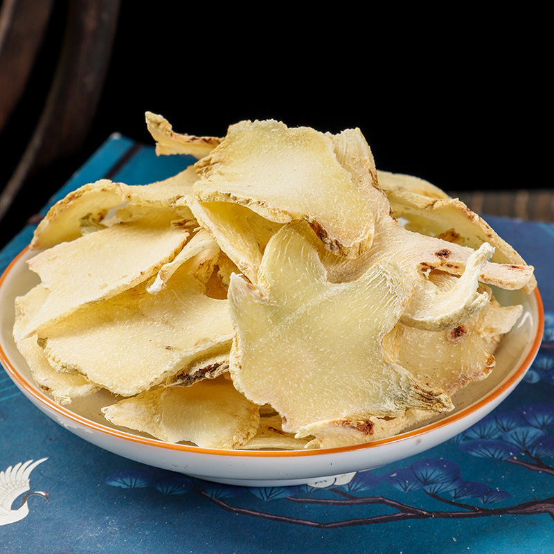 Bletilla Slices Bai Ji 500g Dried White Orchid Tuber Pieces Traditional Herbal Decoction Supply quality and texture